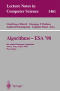 Algorithms - ESA ’98