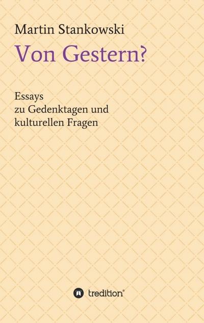 Von Gestern?