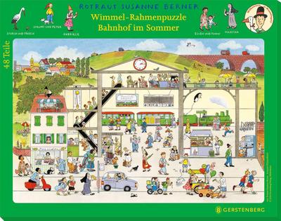 Bahnhof im Sommer