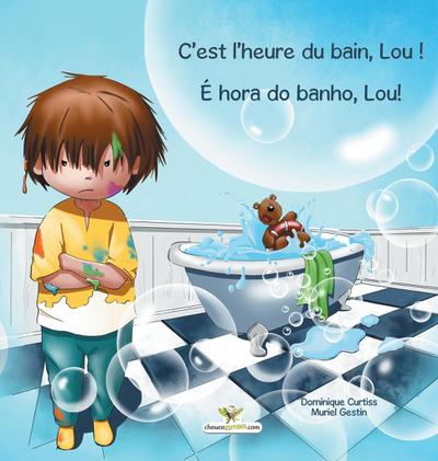 C’est l’heure du bain, Lou ! - É hora do banho, Lou!