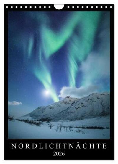 Nordlichtnächte (Wandkalender 2026 DIN A4 hoch), CALVENDO Monatskalender