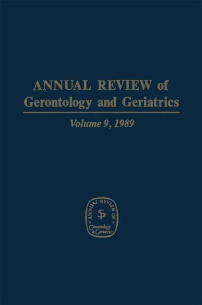 Annual Review of Gerontology and Geriatrics