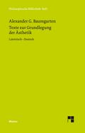 Texte zur Grundlegung der Ästhetik