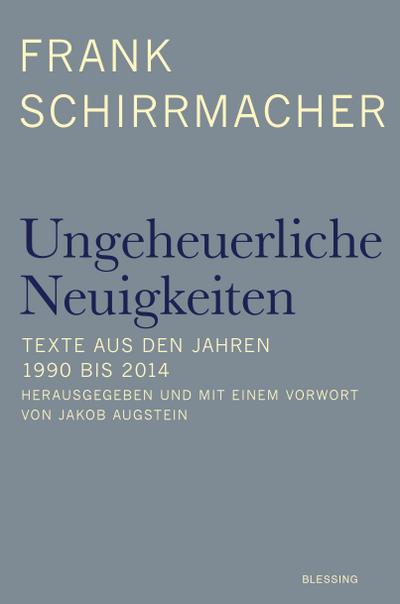 Ungeheuerliche Neuigkeiten
