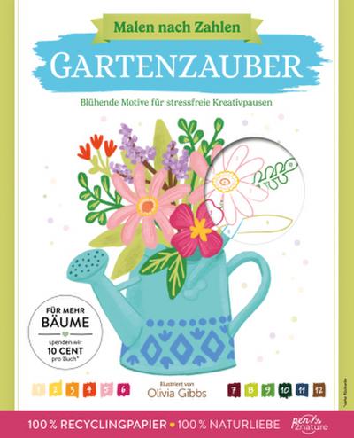 Malen nach Zahlen - Gartenzauber