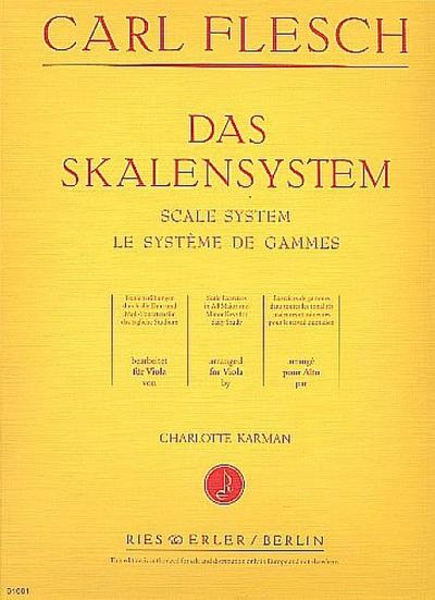 Das Skalensystemfür Viola