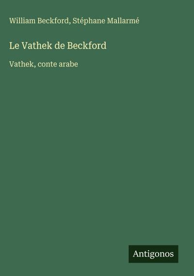 Le Vathek de Beckford