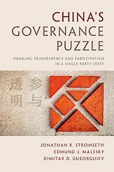 China’s Governance Puzzle