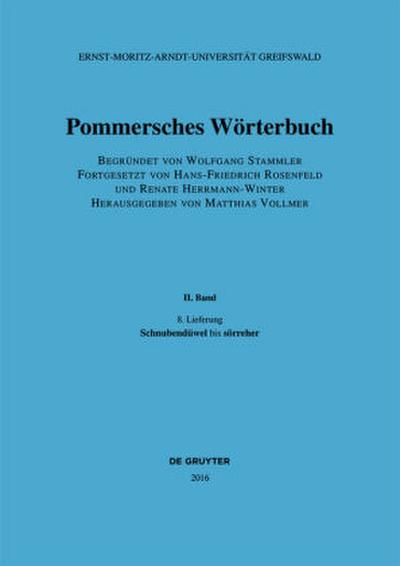 Pommersches Wörterbuch Schnubendüwel - sörreher