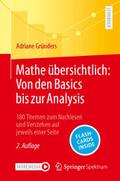 Mathe übersichtlich: Von den Basics bis zur Analysis, m. 1 Buch, m. 1 E-Book