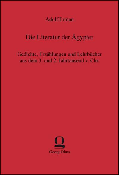 Die Literatur der Ägypter