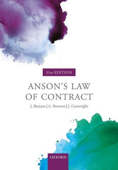 Anson’s Law of Contract