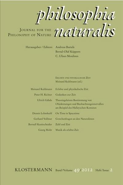 Erlebte und physikalische Zeit. H.2
