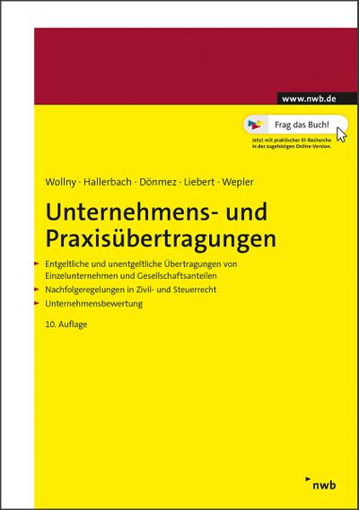 Unternehmens- und Praxisübertragungen