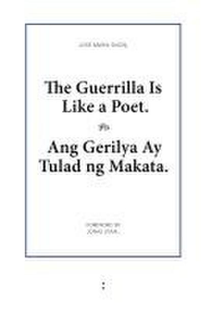 The Guerrilla Is Like a Poet