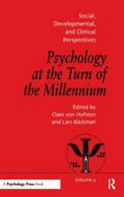 Psychology at the Turn of the Millennium, Volume 2