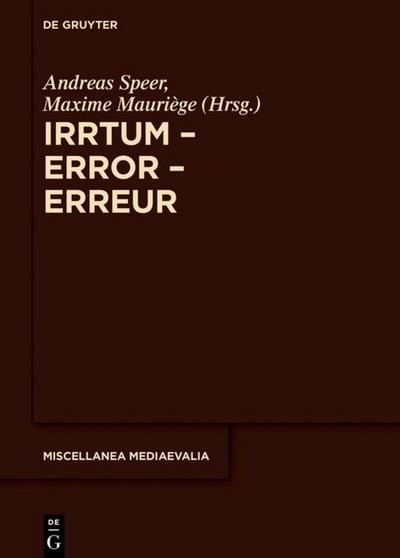 Irrtum - Error - Erreur