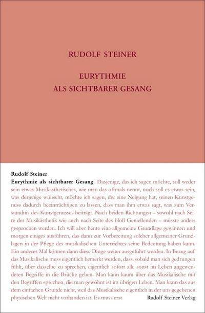 Eurythmie als sichtbarer Gesang