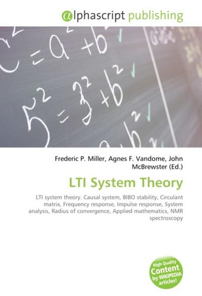 LTI System Theory - Frederic P Miller