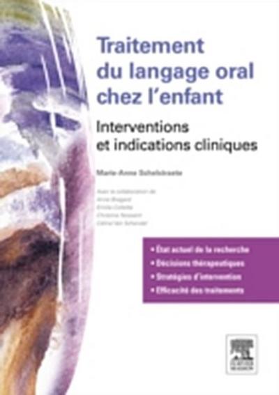 Traitements du langage oral chez l’enfant