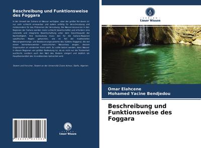 Beschreibung und Funktionsweise des Foggara