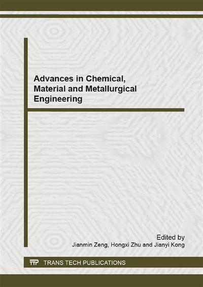 Advances in Chemical, Material and Metallurgical Engineering
