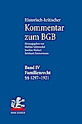 Historisch-kritischer Kommentar zum BGB Familienrecht. §§ 1297-1921
