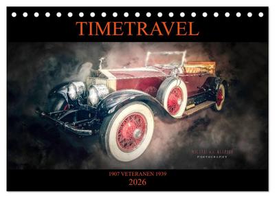 TIMETRAVEL (Tischkalender 2026 DIN A5 quer), CALVENDO Monatskalender
