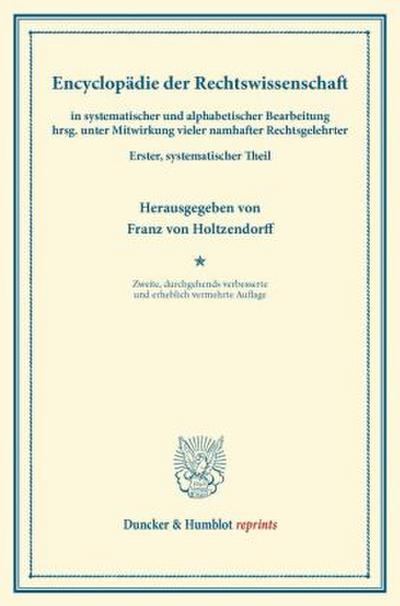 Encyclopädie der Rechtswissenschaft