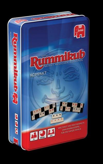 JUMBO SPIELE Rummikub Compakt Metall Dose 8710126038178