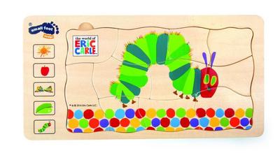 Raupe Nimmersatt Schichtenpuzzle