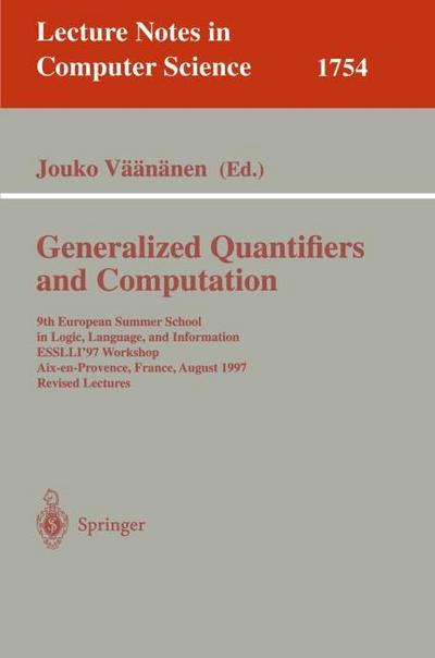 Generalized Quantifiers and Computation