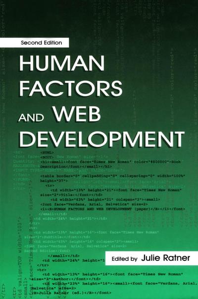 Human Factors and Web Development