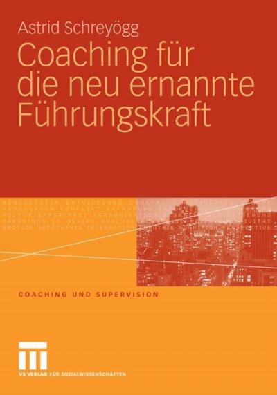 Coaching für die neu ernannte Führungskraft