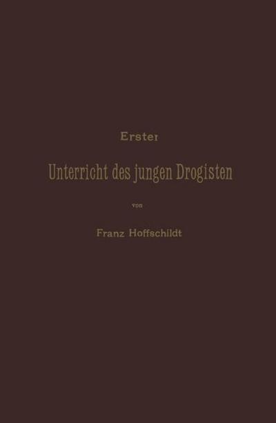 Erster Unterrieht des jungen Drogisten