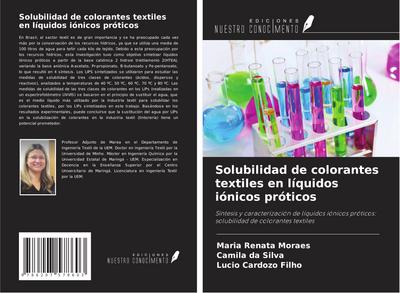Solubilidad de colorantes textiles en líquidos iónicos próticos