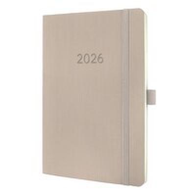 Wochenkalender Conceptum 2026, ca. A5, taupe