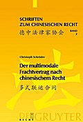 Der multimodale Frachtvertrag nach chinesischem Recht