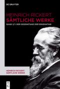 Der Gegenstand der Erkenntnis