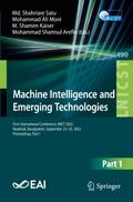 Machine Intelligence and Emerging Technologies