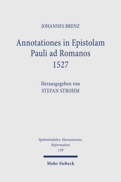 Annotationes in Epistolam Pauli ad Romanos 1527