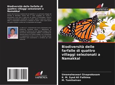 Biodiversità delle farfalle di quattro villaggi selezionati a Namakkal