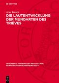 Die Lautentwicklung der Mundarten des Trièves