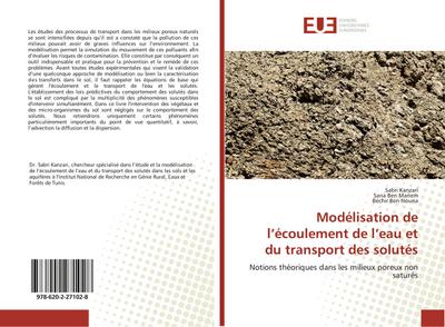 Modélisation de lécoulement de leau et du transport des solutés
