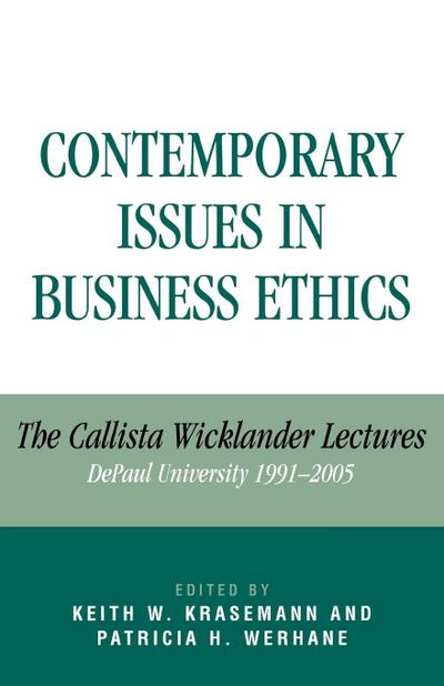Contemporary Issues in Business Ethics
