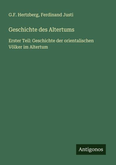 Geschichte des Altertums