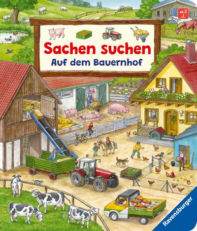 Sachen suchen: Auf dem Bauernhof - Wimmelbuch ab 2 Jahren