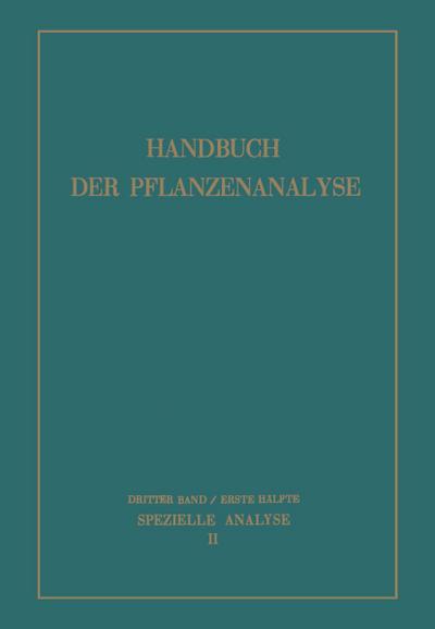 Spezielle Analyse