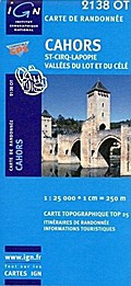 Cahors/Saint-Cirq-Lapopie/Vallee du Lot et du Cele GPS: IGN.2138OT