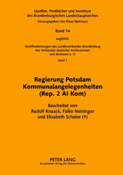Regierung Potsdam Kommunalangelegenheiten (Rep. 2 A I Kom)